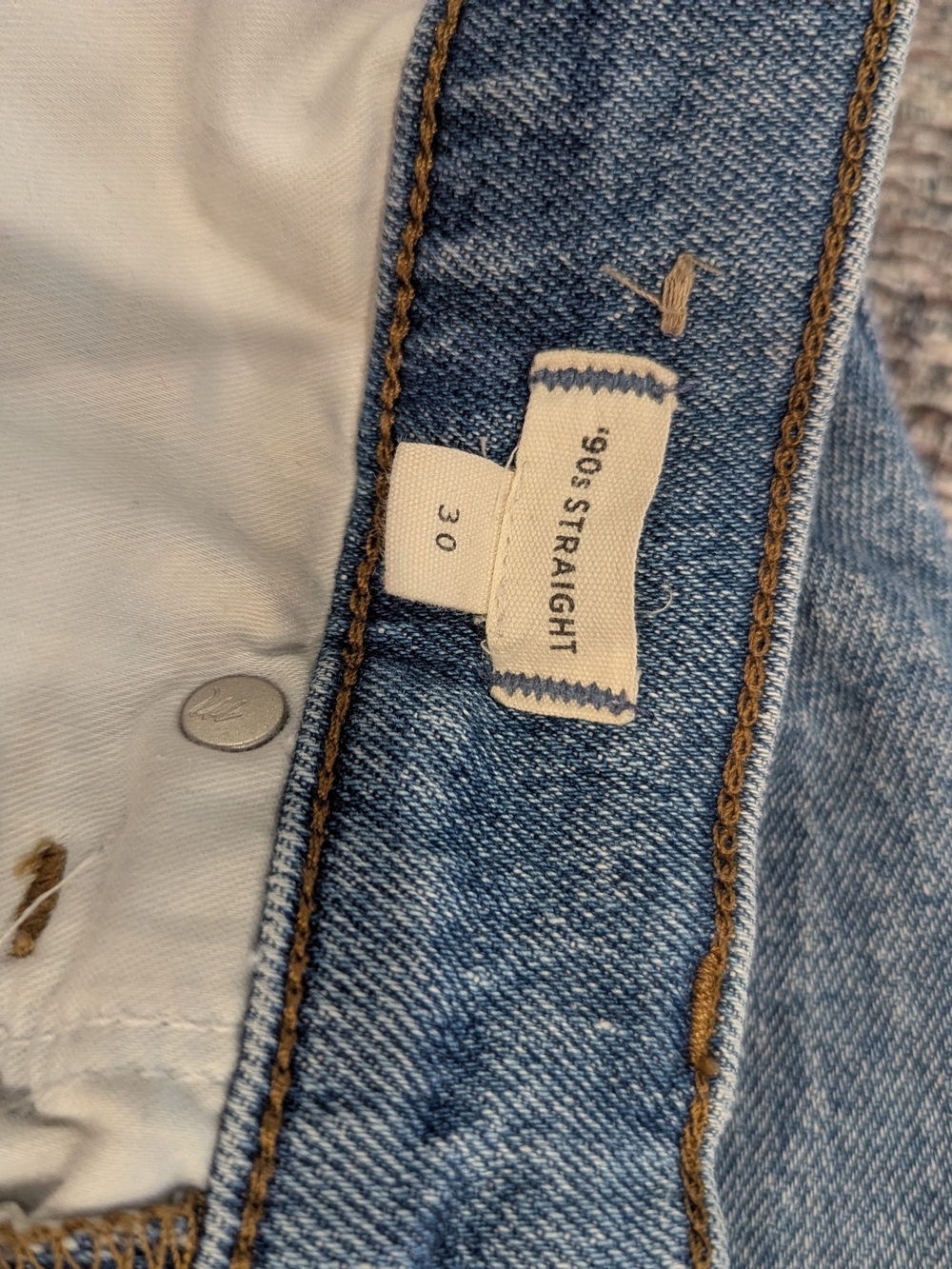Madewell Classic Straight-Leg 90's Straight - Picture 3 of 4